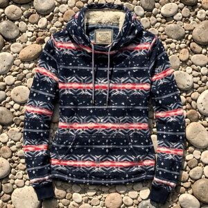 Abercrombie & Fitch Patterned Fleece‎ Pullover